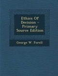 Cover: Ethics of Decision - Nabu Press