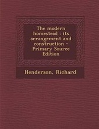 Enlarge image Cover: The Modern Homestead - Nabu Press