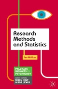 Cover: Research Methods and Statistics - Red Globe Press