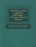 Cover: Norfolk Parish Registers. Marriages - Nabu Press