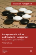 Cover: Entrepreneurial Values and Strategic Management - Palgrave Macmillan