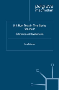 Enlarge image Cover: Unit Root Tests in Time Series Volume 2 - Palgrave Macmillan