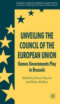 Cover: Unveiling the Council of the European Union - Palgrave Macmillan