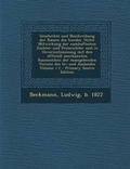 Cover: Geschichte Und Beschreibung Der Rassen Des Hundes. Unter Mitwirkung Der Namhaftesten Zuchter Und Preisrichter Und in Ueverinstimmung Mit Den Officiell Anerkannten Rassezeichen Der Massgebenden Vereine Des In- Und Auslandes Volume V.1 - Primary Source Editi - Nabu Press