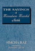 Cover: The Sayings of Menahem Mendel of Kotzk - Jason Aronson Publishers