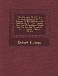 Enlarge image Cover: The Pursuits of Life - Nabu Press