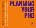 Cover: Planning Your PhD - Bloomsbury Academic