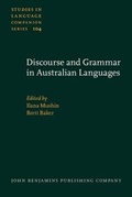 Cover: Discourse and Grammar in Australian Languages - John Benjamins Publishing Co