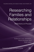 Cover: Researching Families and Relationships - Palgrave Macmillan