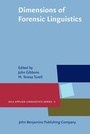 Cover: Dimensions of Forensic Linguistics - John Benjamins Publishing Co