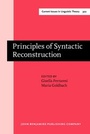 Cover: Principles of Syntactic Reconstruction - John Benjamins Publishing Co