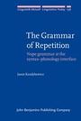 Cover: The Grammar of Repetition - John Benjamins Publishing Co