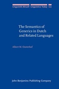 Enlarge image Cover: The Semantics of Generics in Dutch and Related Languages - John Benjamins Publishing Co