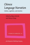 Cover: Chinese Language Narration - John Benjamins Publishing Co