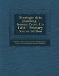 Cover: Strategic Data Planning - Nabu Press