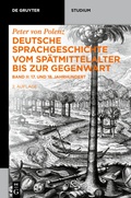 Cover: 17. und 18. Jahrhundert - De Gruyter