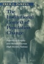 Cover: Institutional Context of Population Change - University of Chicago Press