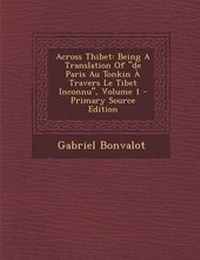 Abbildung von: Across Thibet - Nabu Press
