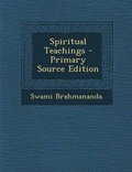 Cover: Spiritual Teachings - Primary Source Edition - Nabu Press