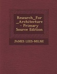 Enlarge image Cover: Research_for_architecture - Primary Source Edition - Nabu Press
