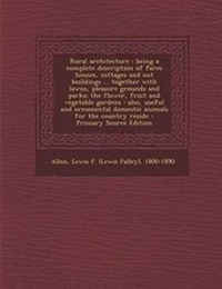 Enlarge image Cover: Rural Architecture - Nabu Press