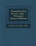 Cover: Pensamientos de un viejo - Nabu Press