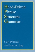 Cover: Head-Driven Phrase Structure Grammar - University of Chicago Press
