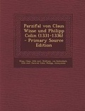 Cover: Parzifal Von Claus Wisse Und Philipp Colin (1331-1336) - Nabu Press