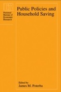 Cover: Public Policies and Household Saving - University of Chicago Press
