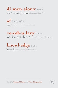 Abbildung von: Dimensions of Vocabulary Knowledge - Red Globe Press