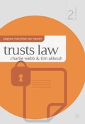 Cover: Trusts Law - Palgrave Macmillan