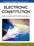 Cover: Electronic Constitution - Information Science Reference