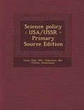 Cover: Science Policy - Nabu Press
