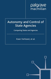 Enlarge image Cover: Autonomy and Control of State Agencies - Palgrave Macmillan