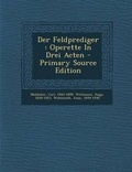Cover: Der Feldprediger - Nabu Press