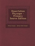 Cover: Dissertation Physique - Primary Source Edition - Nabu Press