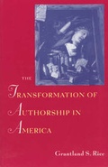 Cover: The Transformation of Authorship in America - University of Chicago Press