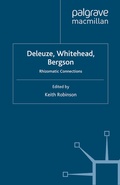 Cover: Deleuze, Whitehead, Bergson - Palgrave Macmillan