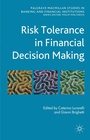 Cover: Risk Tolerance in Financial Decision Making - Palgrave Macmillan