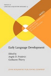 Enlarge image Cover: Early Language Development - John Benjamins Publishing Co