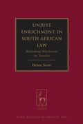 Cover: Unjust Enrichment in South African Law - Hart Publishing
