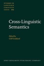 Cover: Cross-Linguistic Semantics - John Benjamins Publishing Co