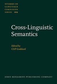 Enlarge image Cover: Cross-Linguistic Semantics - John Benjamins Publishing Co
