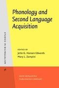 Cover: Phonology and Second Language Acquisition - John Benjamins Publishing Co
