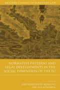 Cover: Normative Patterns and Legal Developments in the Social Dimension of the EU - Hart Publishing