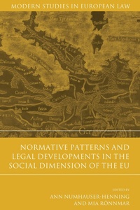 Abbildung von: Normative Patterns and Legal Developments in the Social Dimension of the EU - Hart Publishing