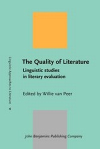 Enlarge image Cover: The Quality of Literature - John Benjamins Publishing Co
