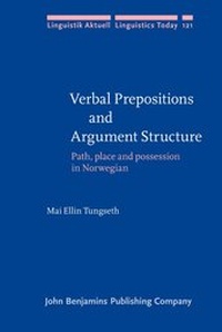 Abbildung von: Verbal Prepositions and Argument Structure - John Benjamins Publishing Co