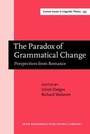 Cover: The Paradox of Grammatical Change - John Benjamins Publishing Co