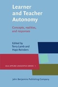 Cover: Learner and Teacher Autonomy - John Benjamins Publishing Co